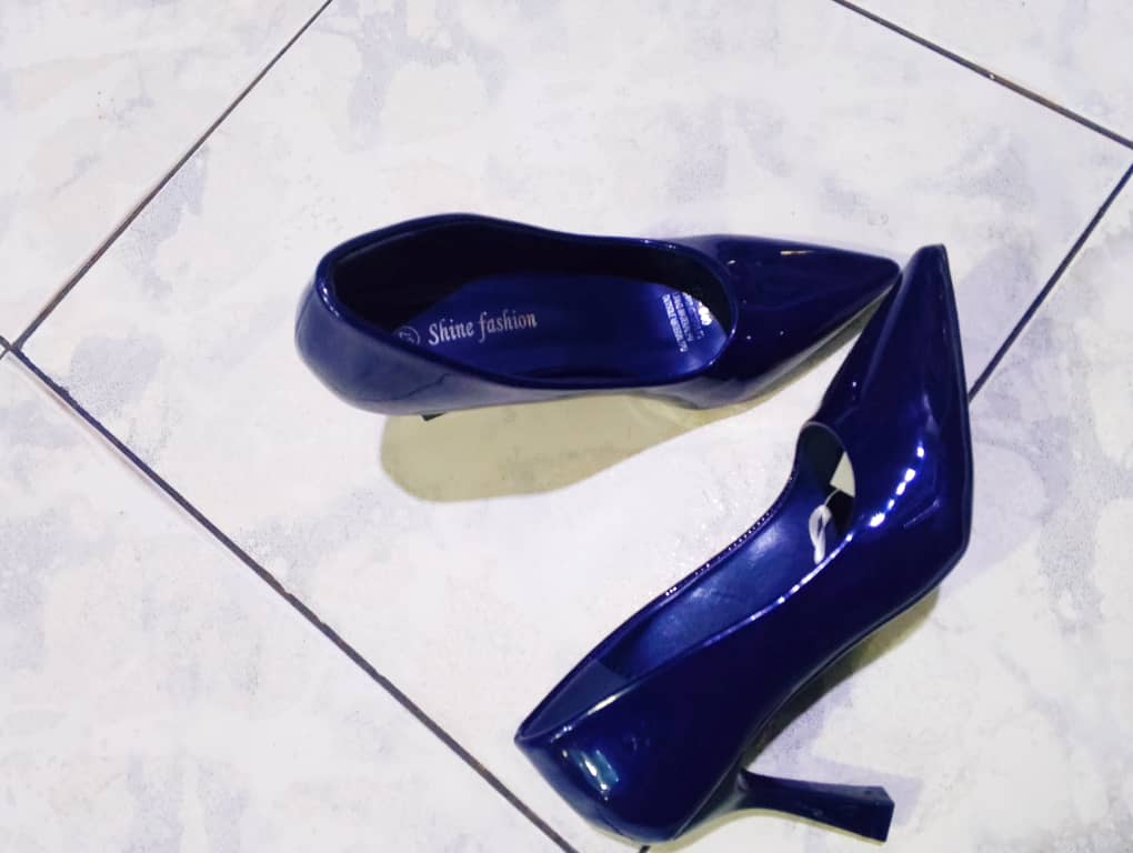 Blue ladies heels
