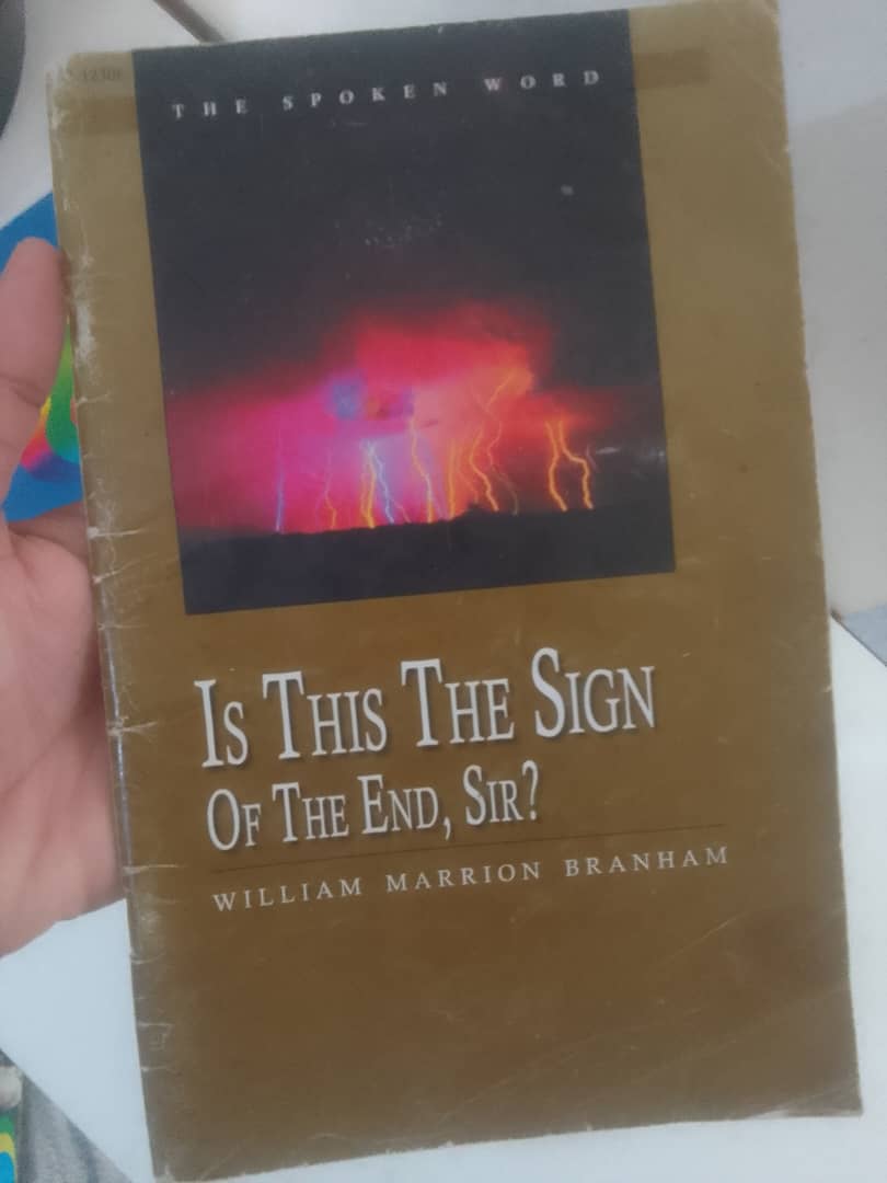 IS THIS THE SIGN OF THE END, SIR?