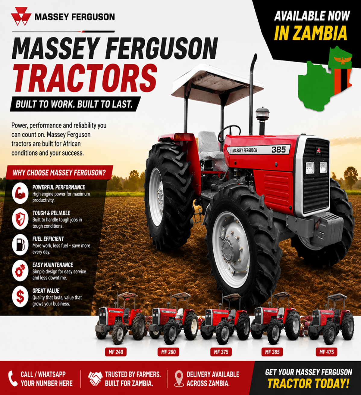 Massey Ferguson Tractors For Sale