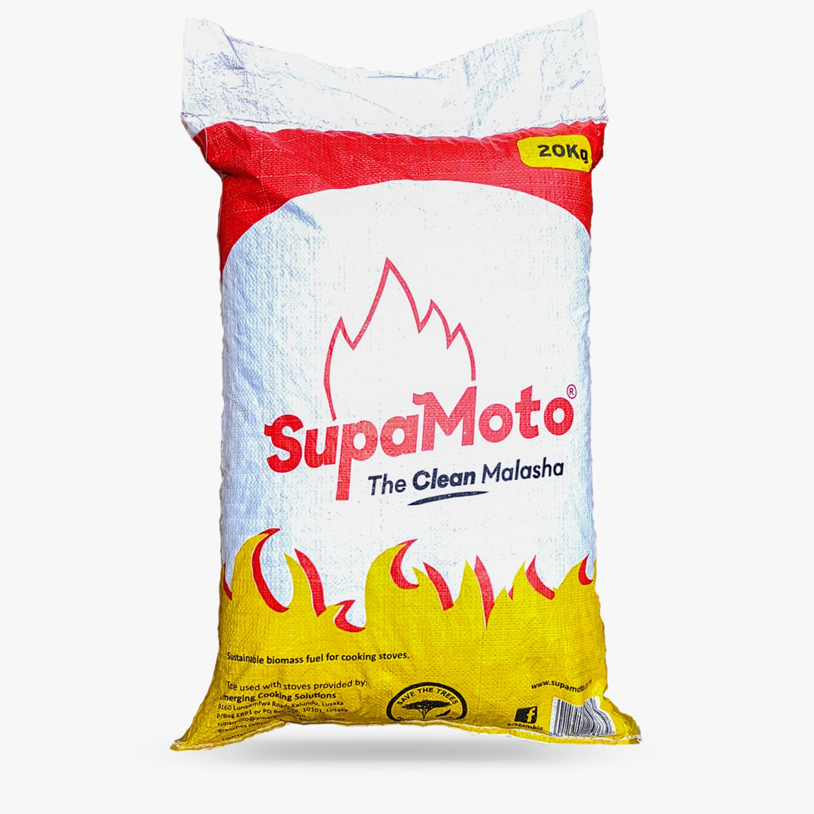 SupaMoto Malasha Charcoal Pellets 20kgs